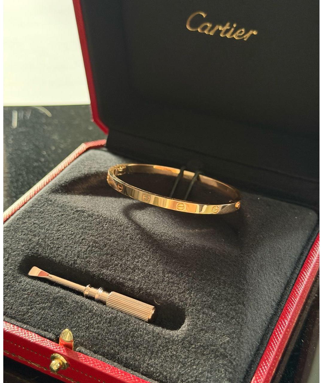 CARTIER Золотой браслет из розового золота, фото 2