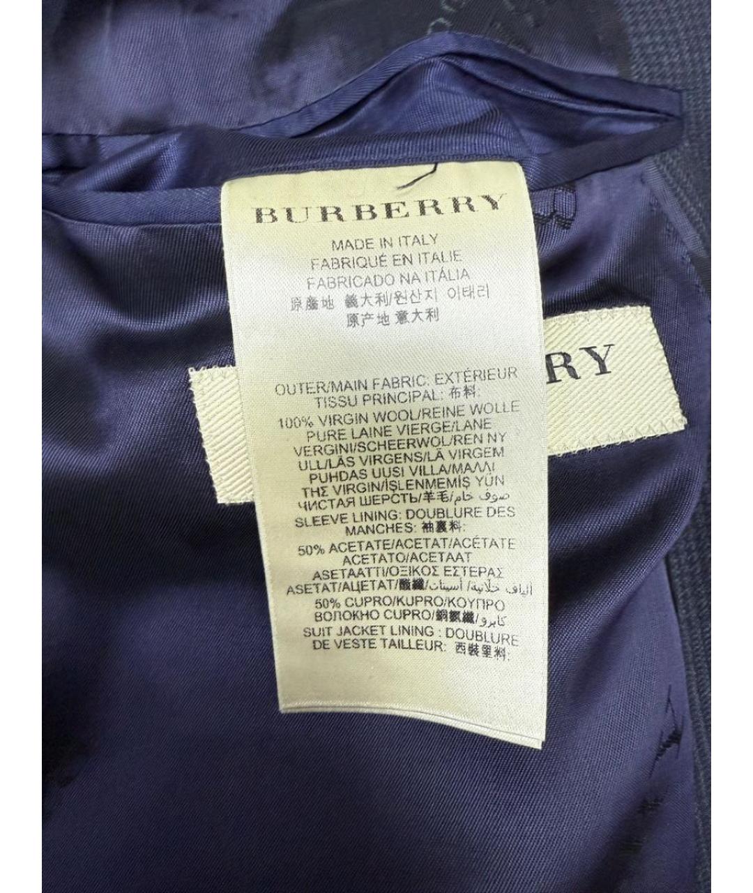 BURBERRY Шерстяной пиджак, фото 5