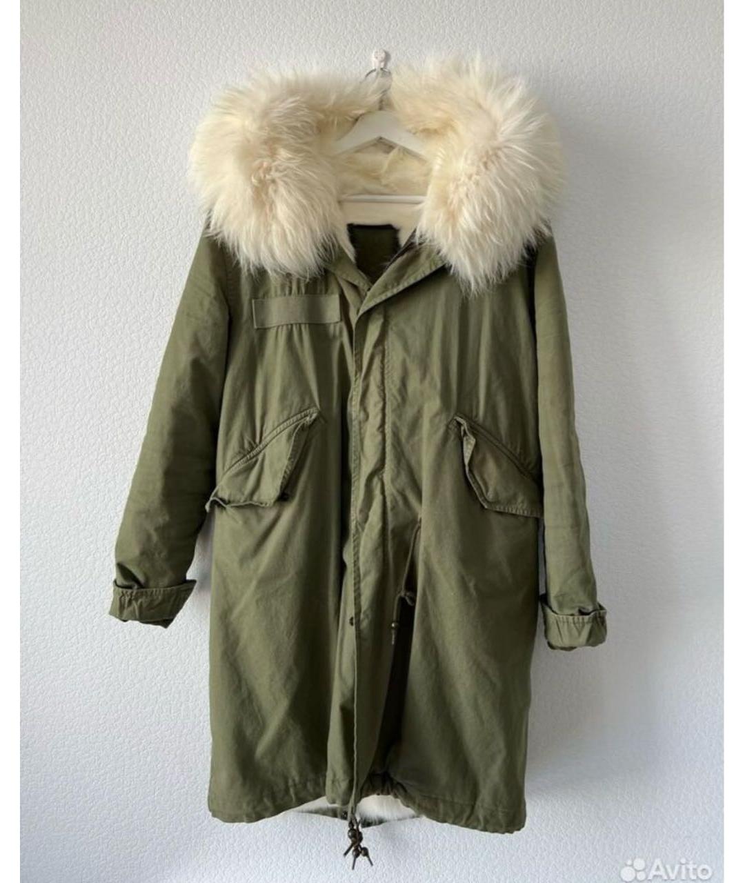 MR & MRS ITALY Хаки хлопковая парка, фото 9