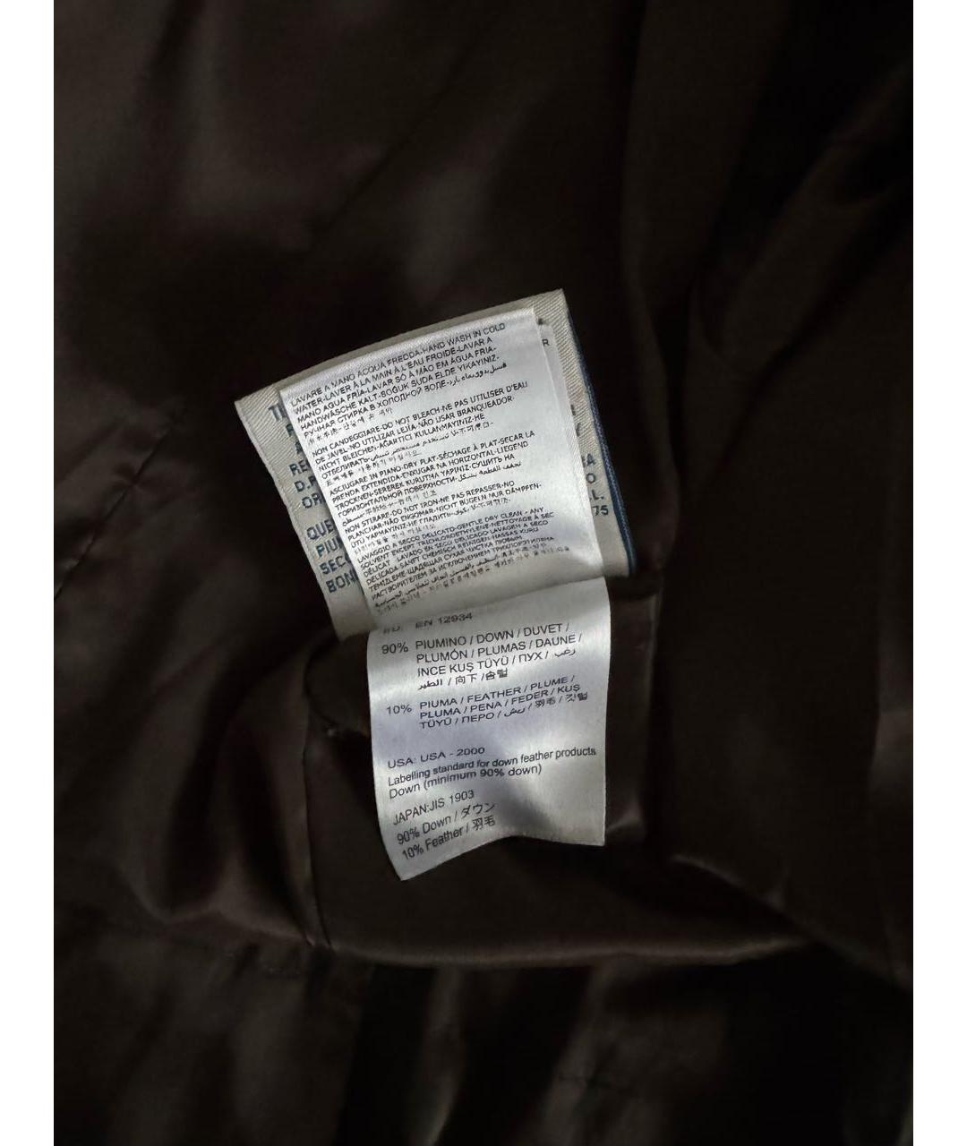 MONCLER Антрацитовый пуховик, фото 5