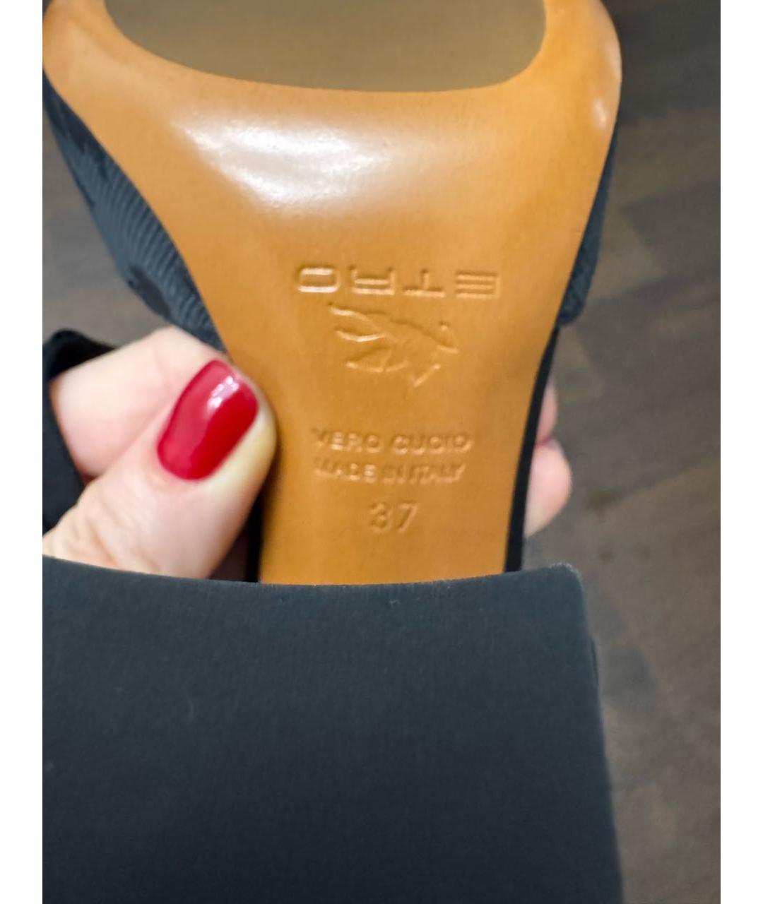 ETRO Черные туфли, фото 4