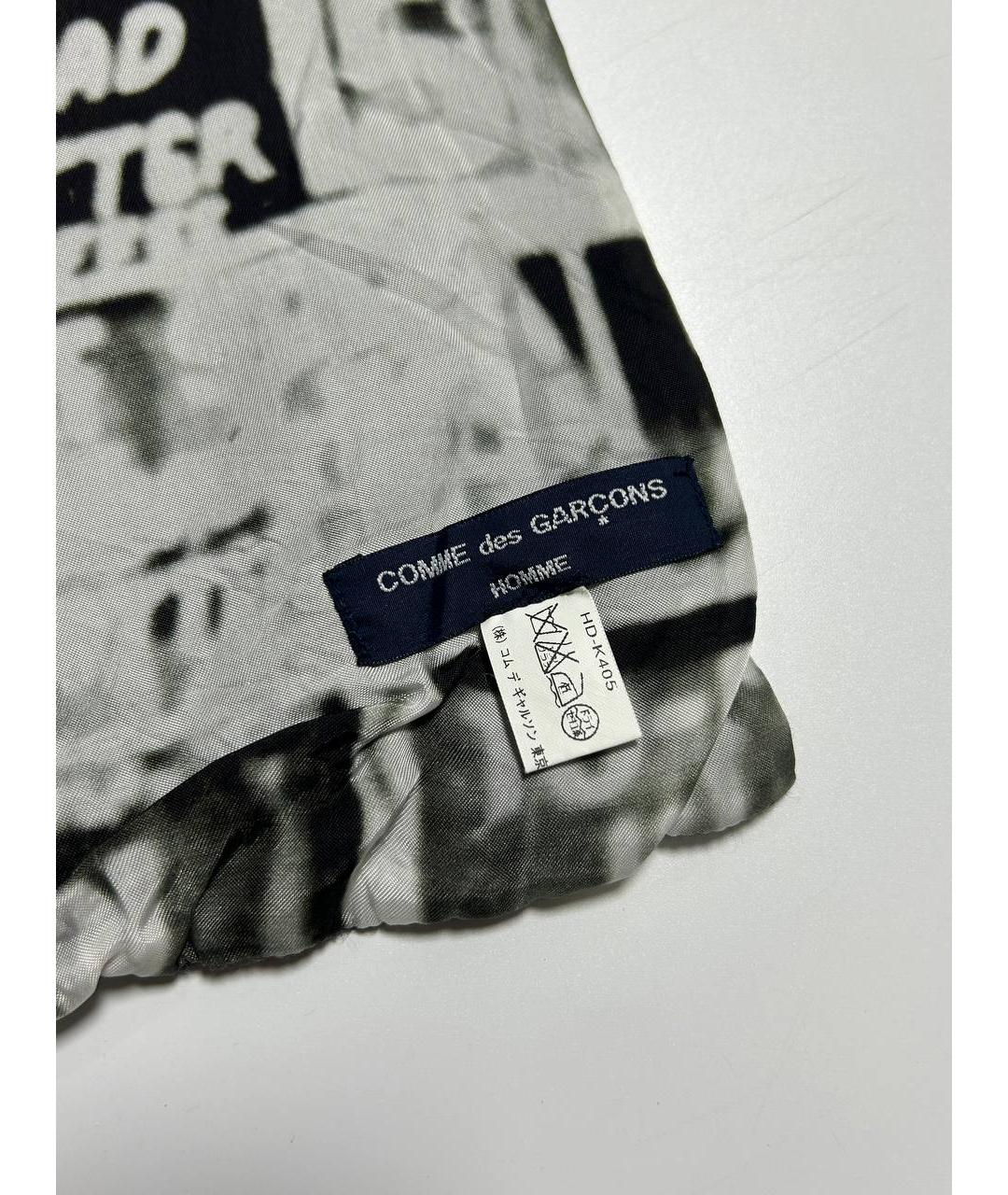 COMME DES GARҪONS HOMME Черный шарф, фото 3