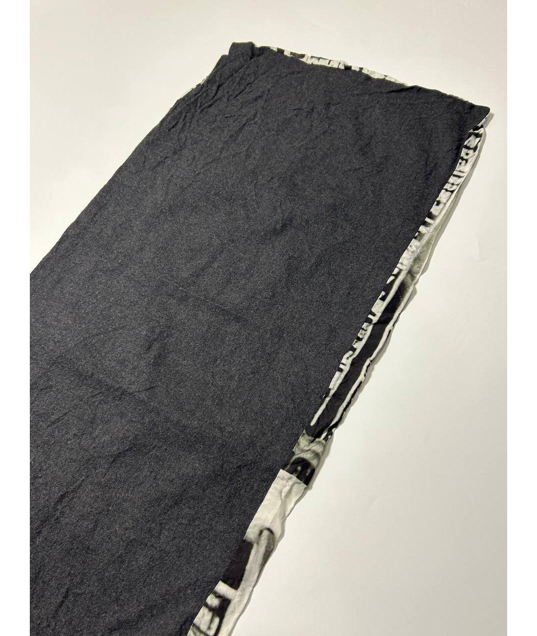 COMME DES GARҪONS HOMME Черный шарф, фото 5