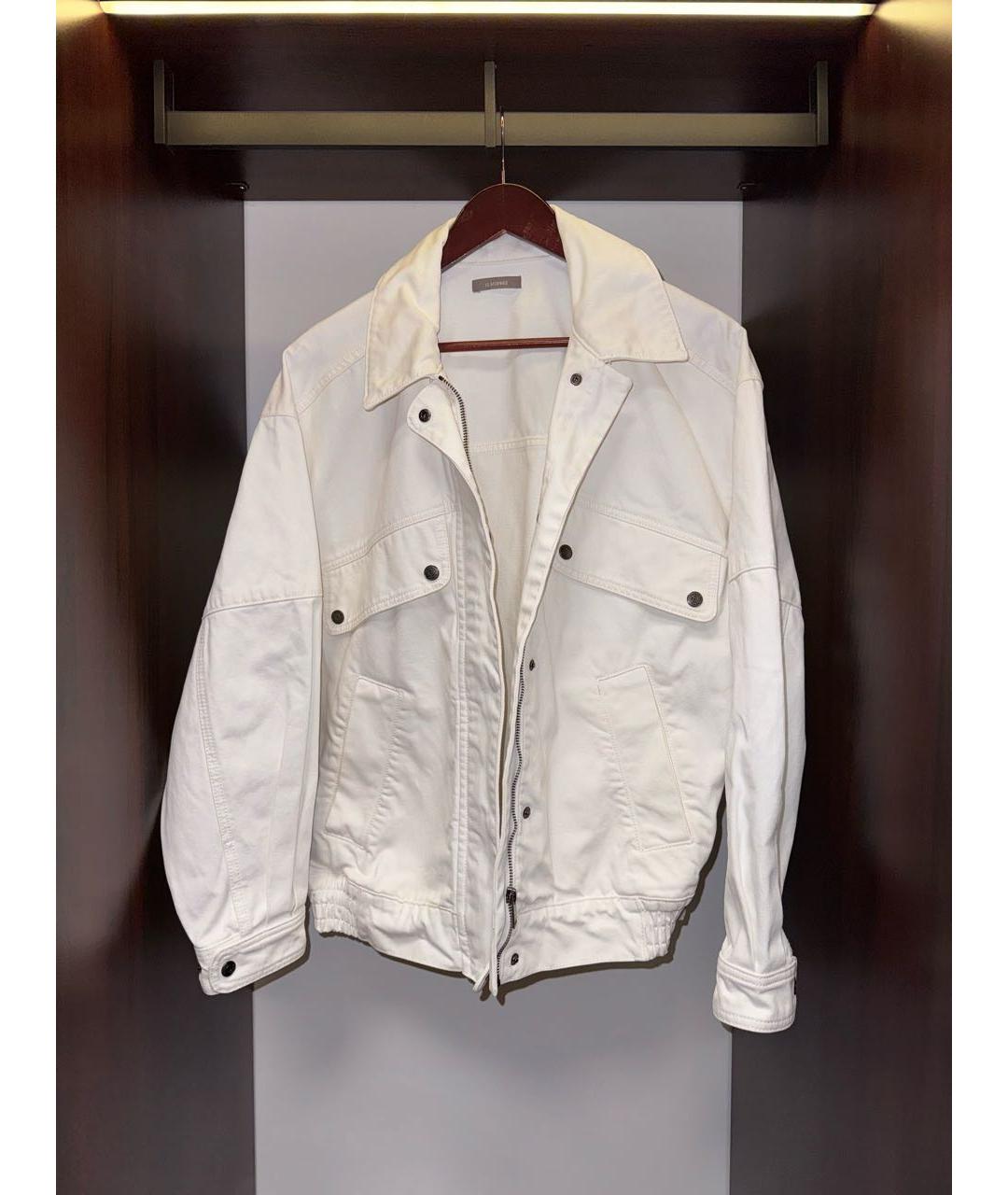 12 STOREEZ Белая хлопковая куртка, фото 4