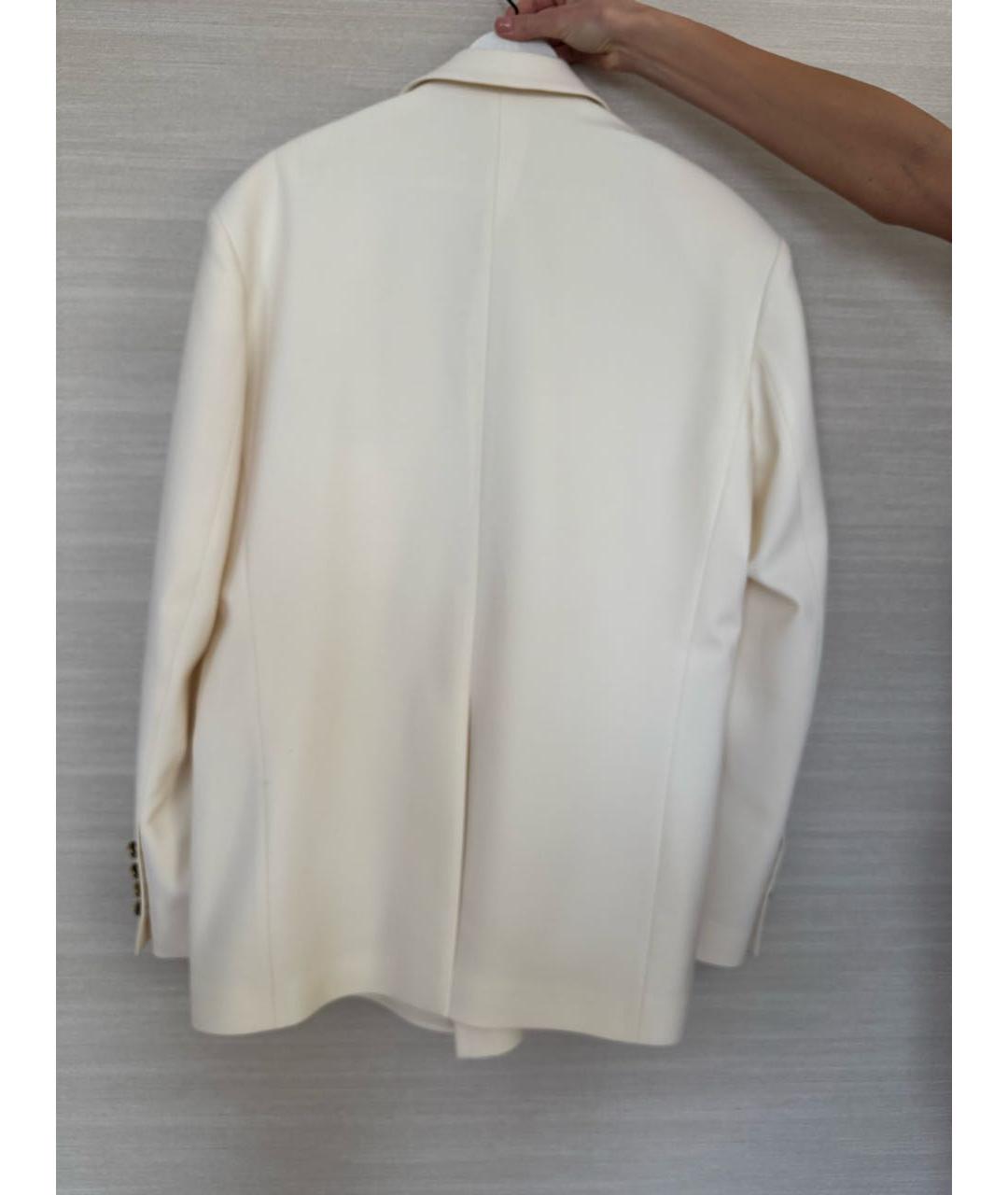 PERVERT Бежевый шерстяной жакет/пиджак, фото 2