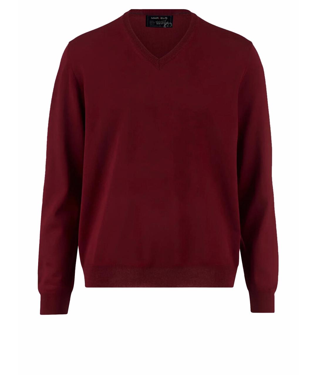 HUGO BOSS Бордовый шерстяной джемпер / свитер, фото 1