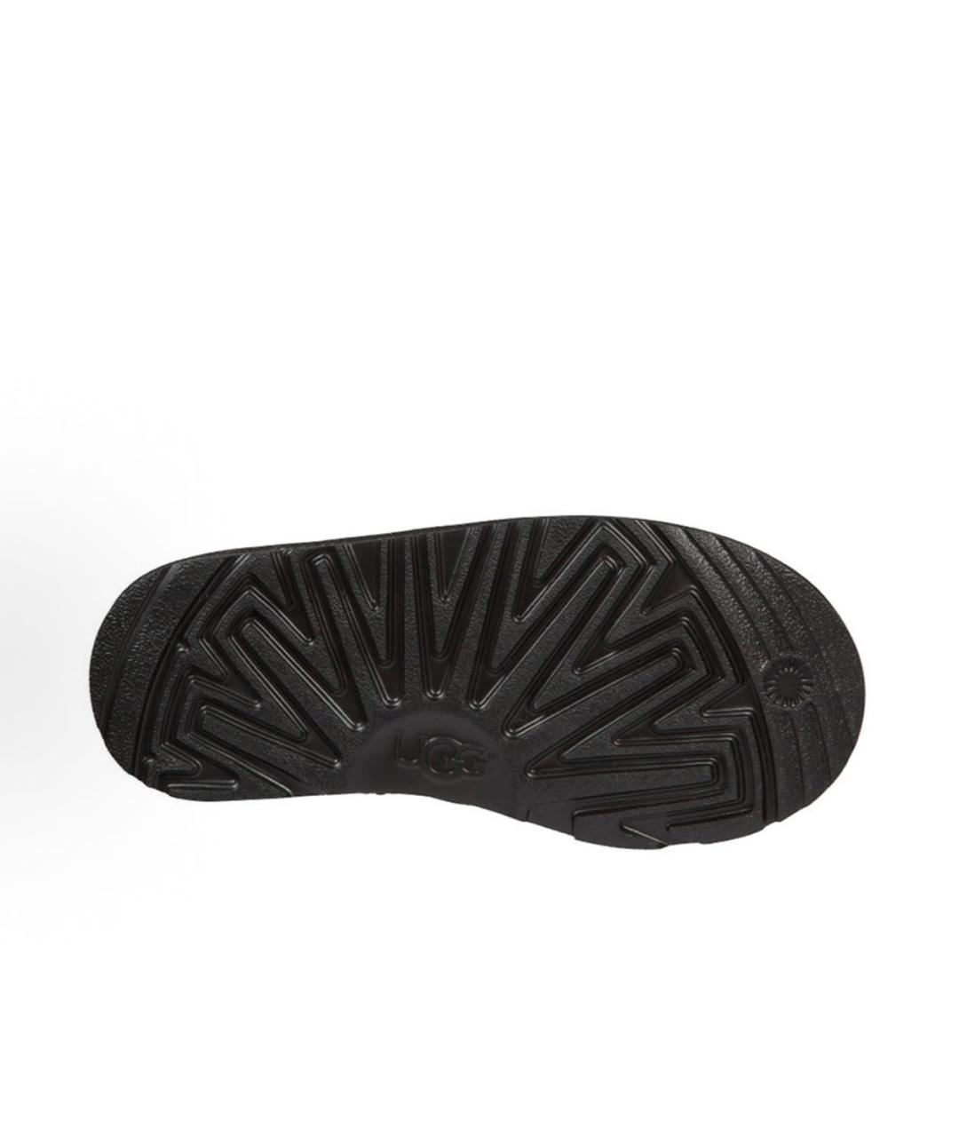 UGG AUSTRALIA Черные кожаные ботинки, фото 6