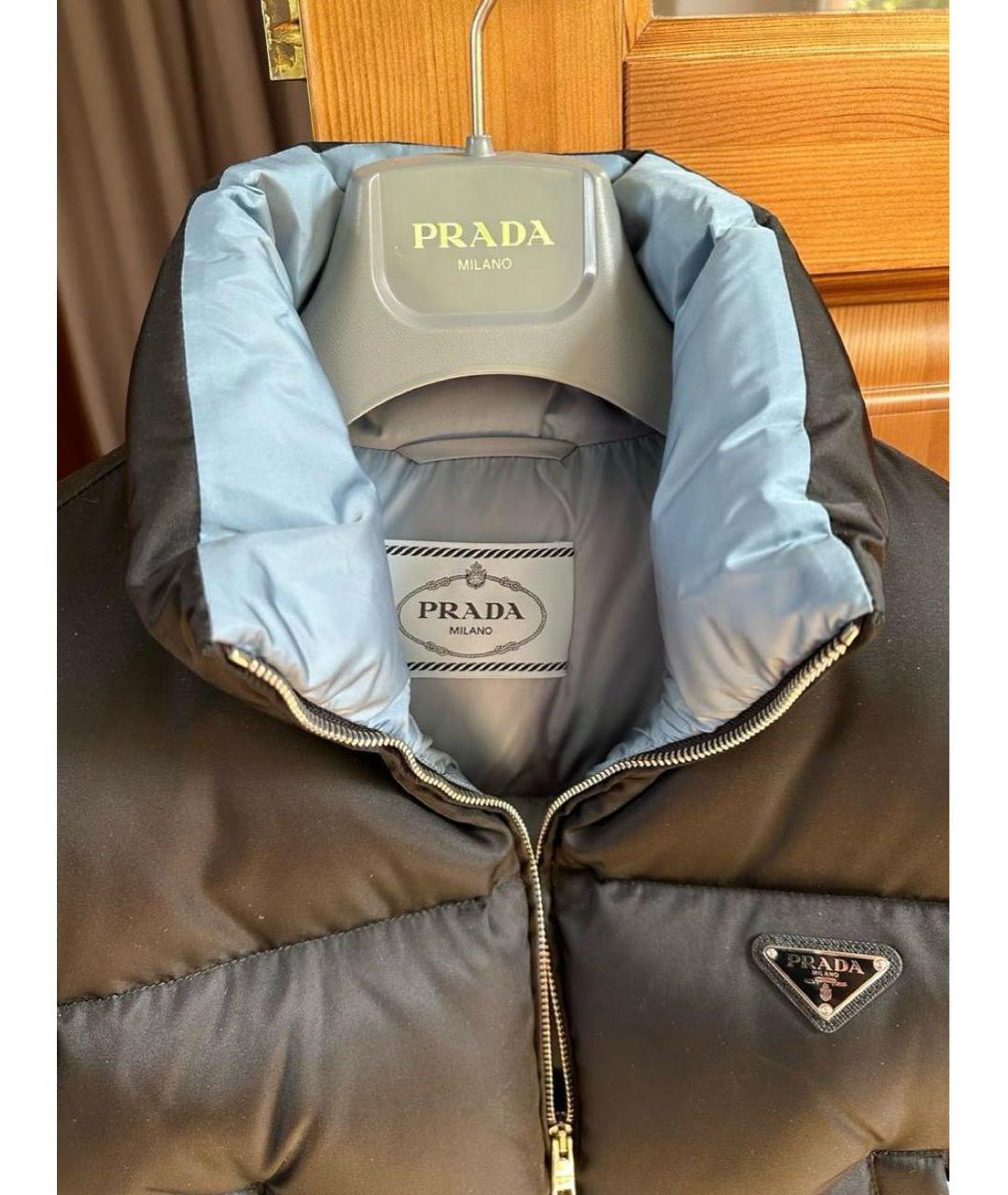PRADA Черный пуховик, фото 3