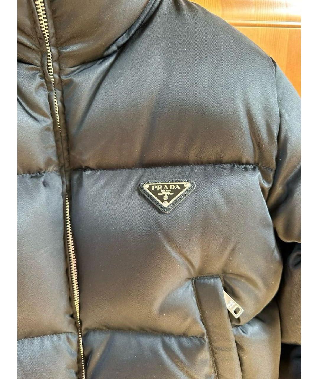PRADA Черный пуховик, фото 4