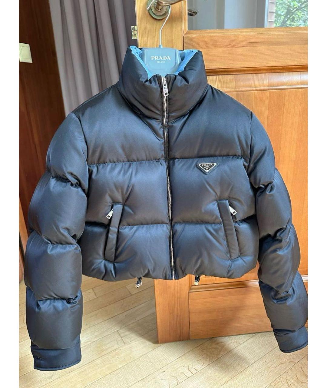 PRADA Черный пуховик, фото 2