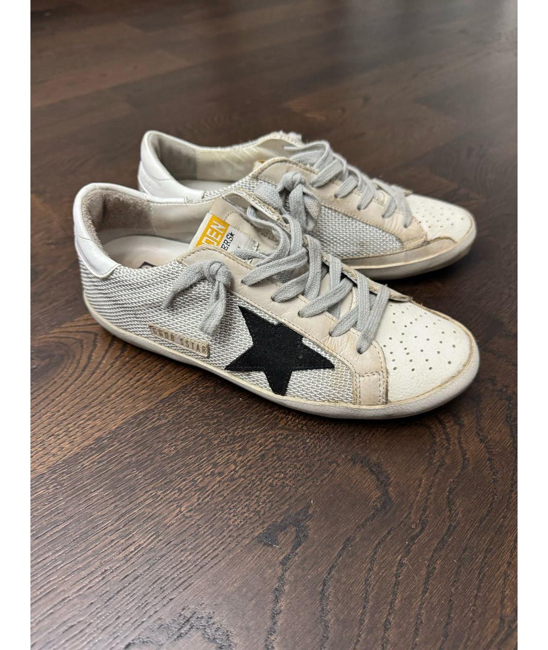 GOLDEN GOOSE DELUXE BRAND Серые текстильные кеды, фото 9