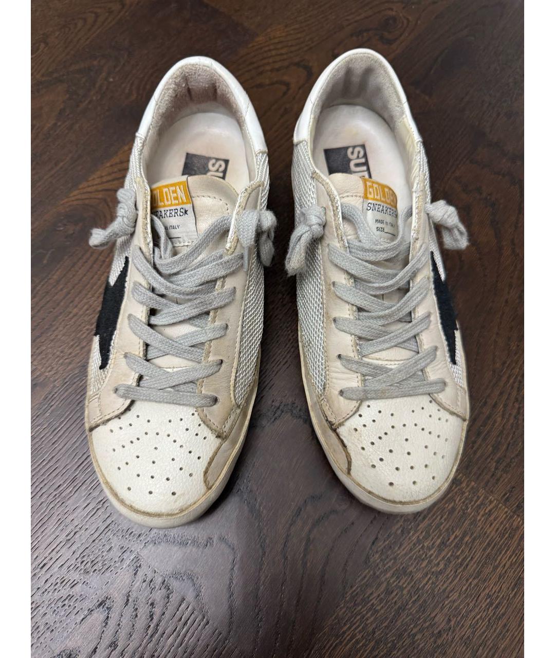 GOLDEN GOOSE DELUXE BRAND Серые текстильные кеды, фото 2