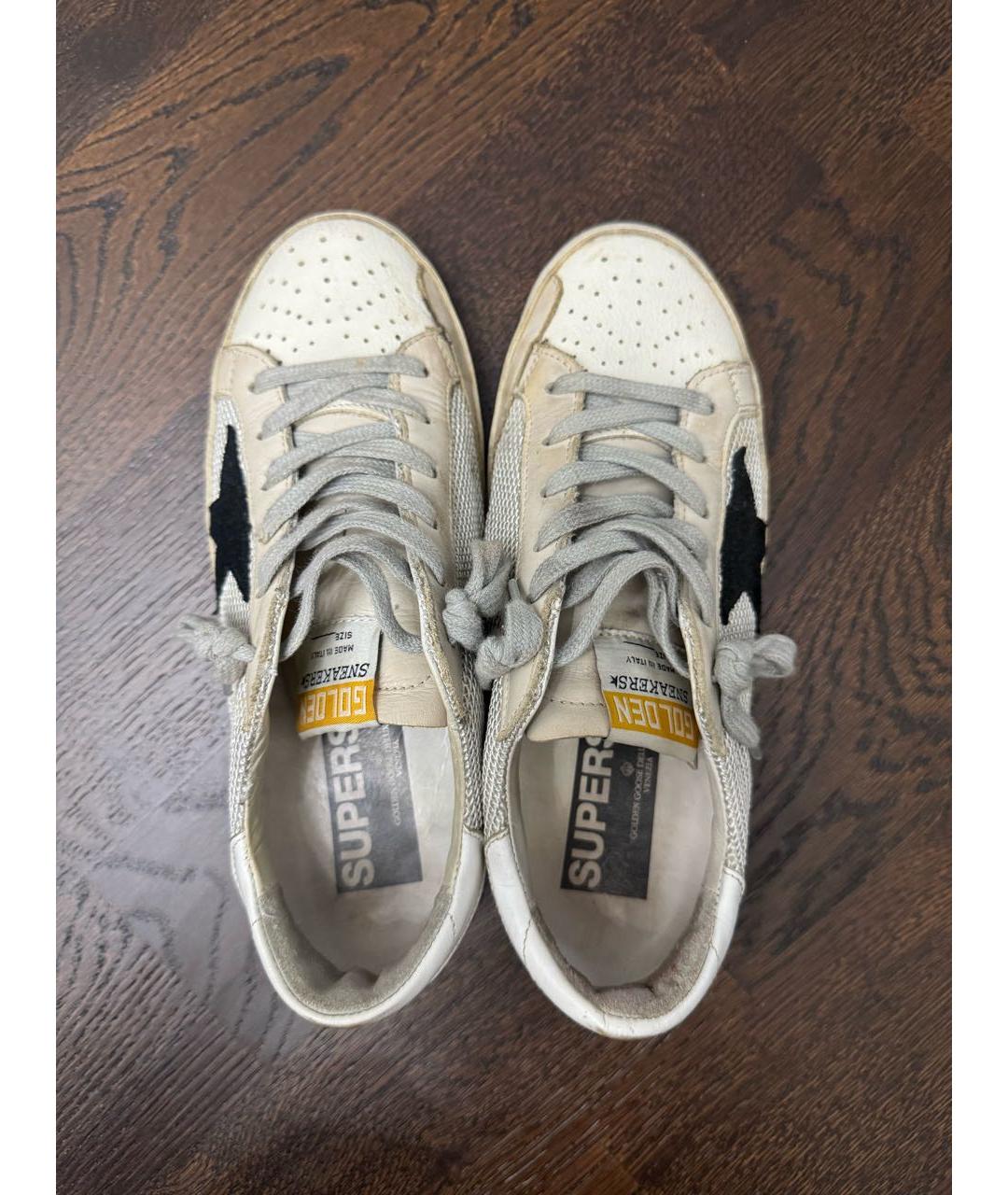 GOLDEN GOOSE DELUXE BRAND Серые текстильные кеды, фото 3