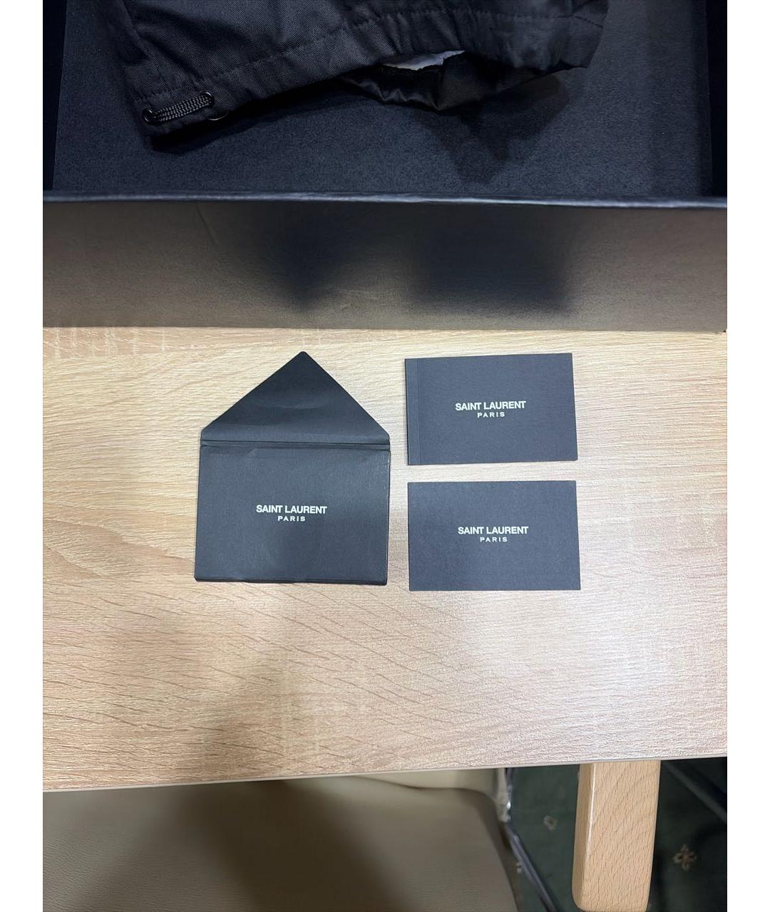 SAINT LAURENT Белые кожаные низкие кроссовки / кеды, фото 5