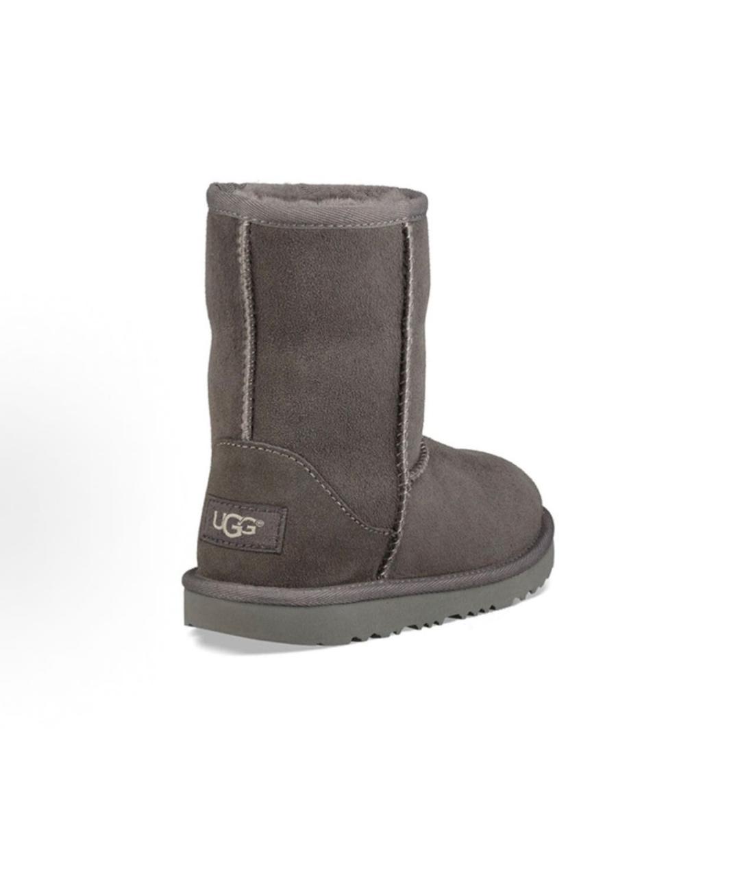 UGG AUSTRALIA Серые кожаные ботинки, фото 4
