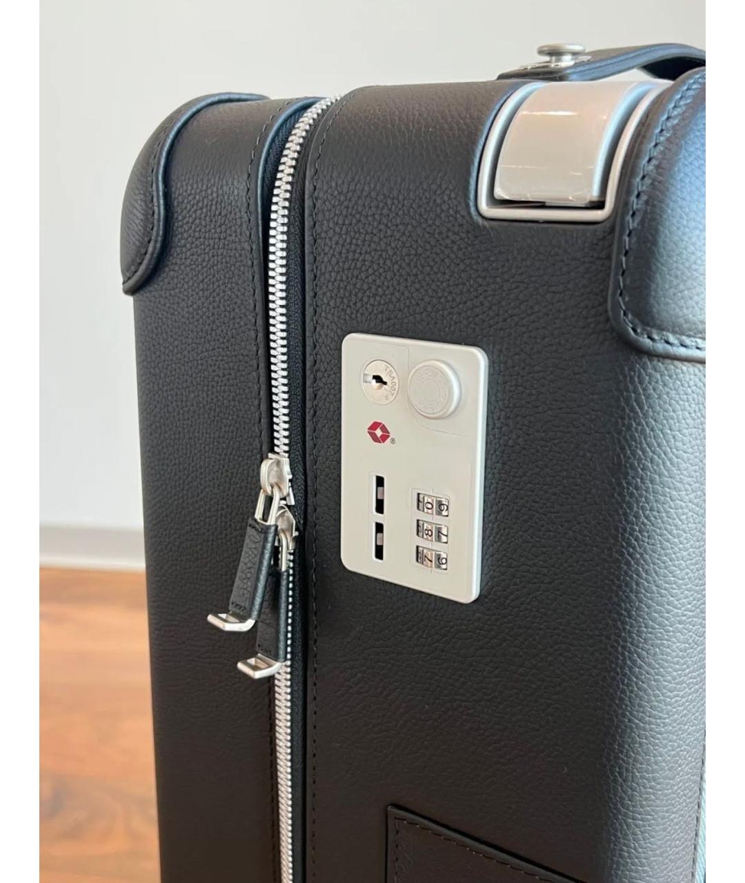 HERMES Хаки чемодан, фото 6