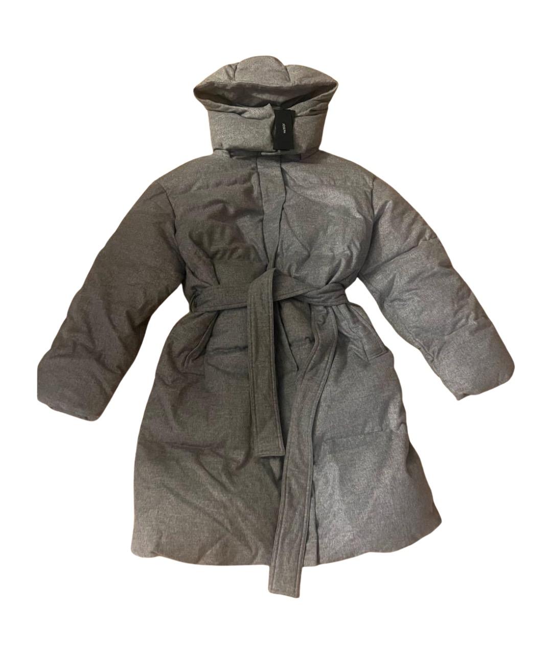 JOSEPH Серый кашемировый пуховик, фото 1