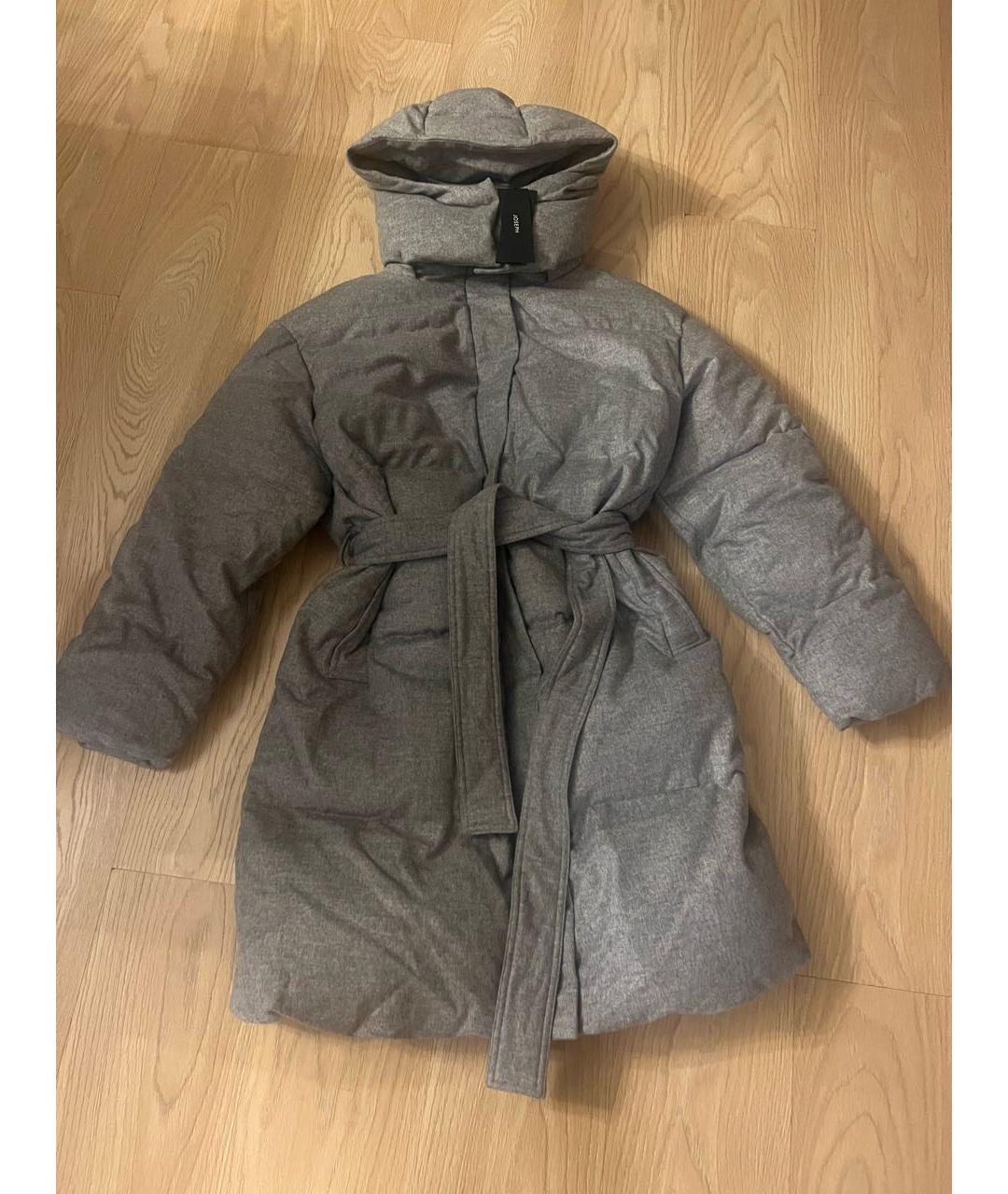 JOSEPH Серый кашемировый пуховик, фото 3