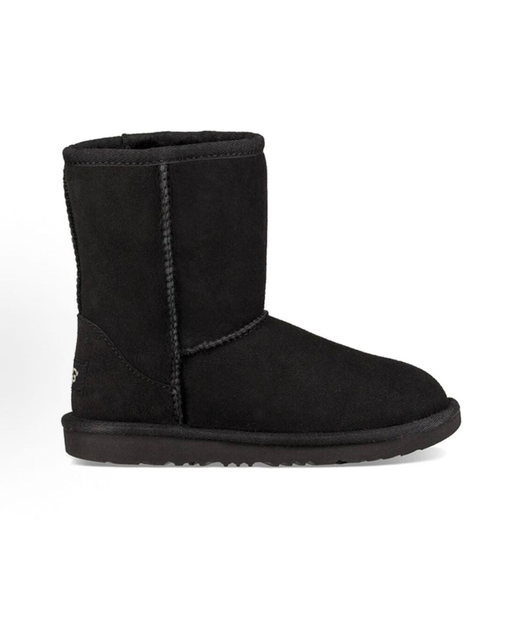 UGG AUSTRALIA Черные кожаные ботинки, фото 1