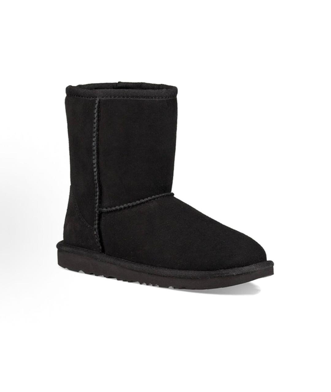 UGG AUSTRALIA Черные кожаные ботинки, фото 3