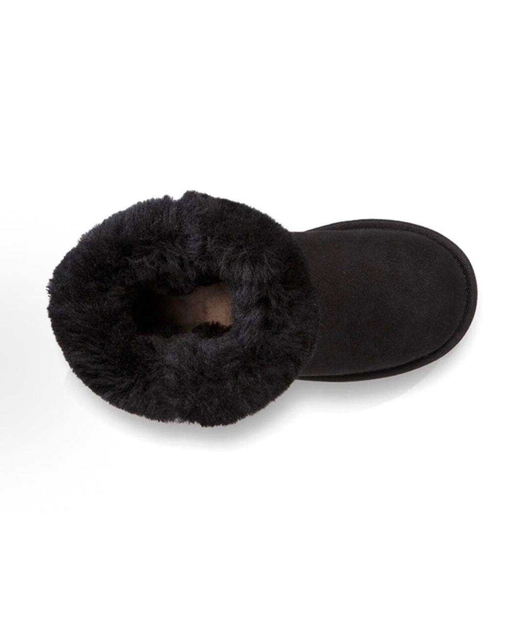 UGG AUSTRALIA Черные кожаные ботинки, фото 5