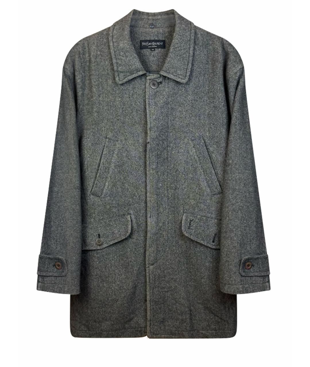 RALPH LAUREN Серое пальто, фото 1