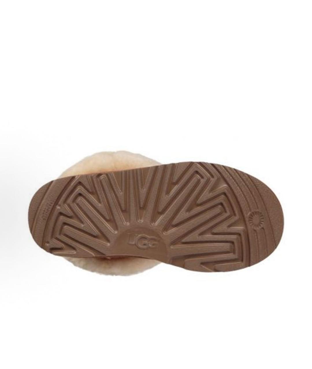 UGG AUSTRALIA Коричневые кожаные ботинки, фото 6
