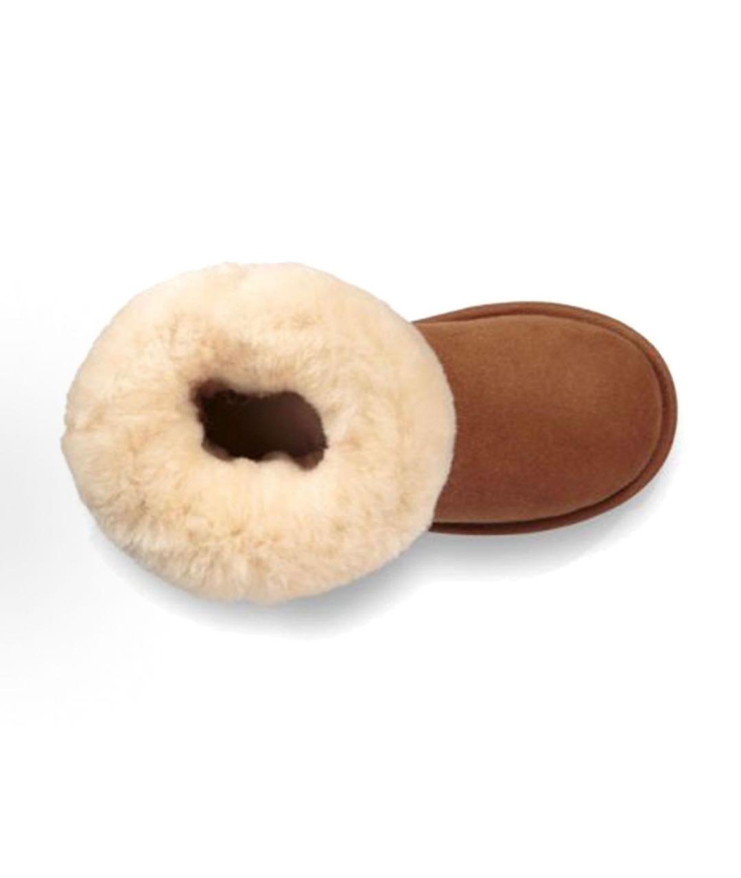 UGG AUSTRALIA Коричневые кожаные ботинки, фото 4