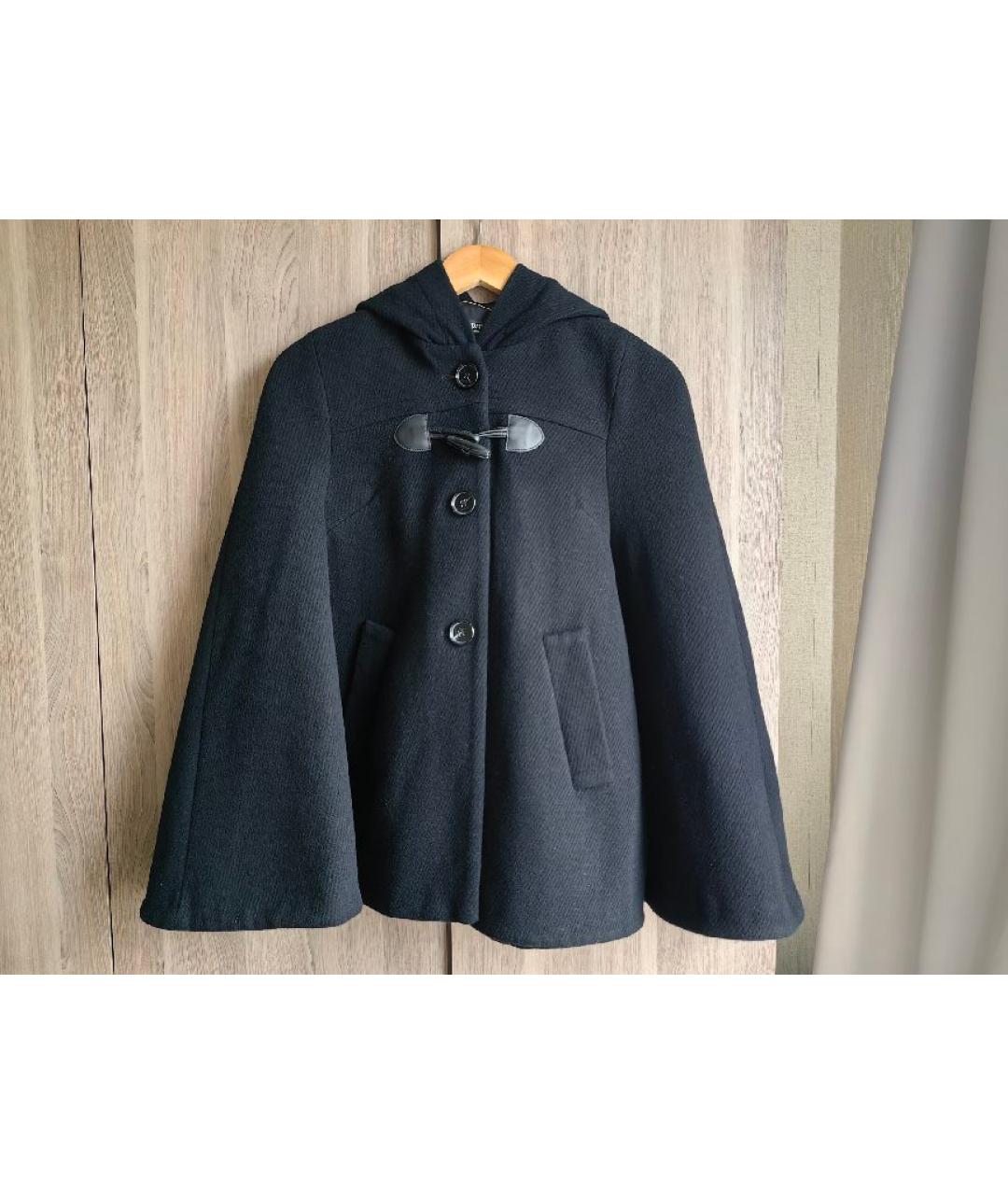 TWIN-SET Черное шерстяное пальто, фото 10
