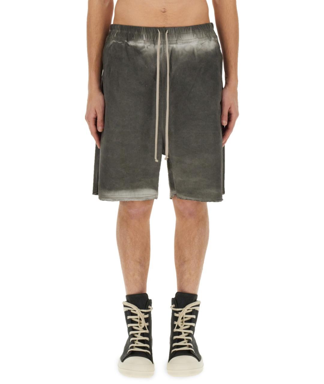 RICK OWENS Бежевые хлопковые шорты, фото 5