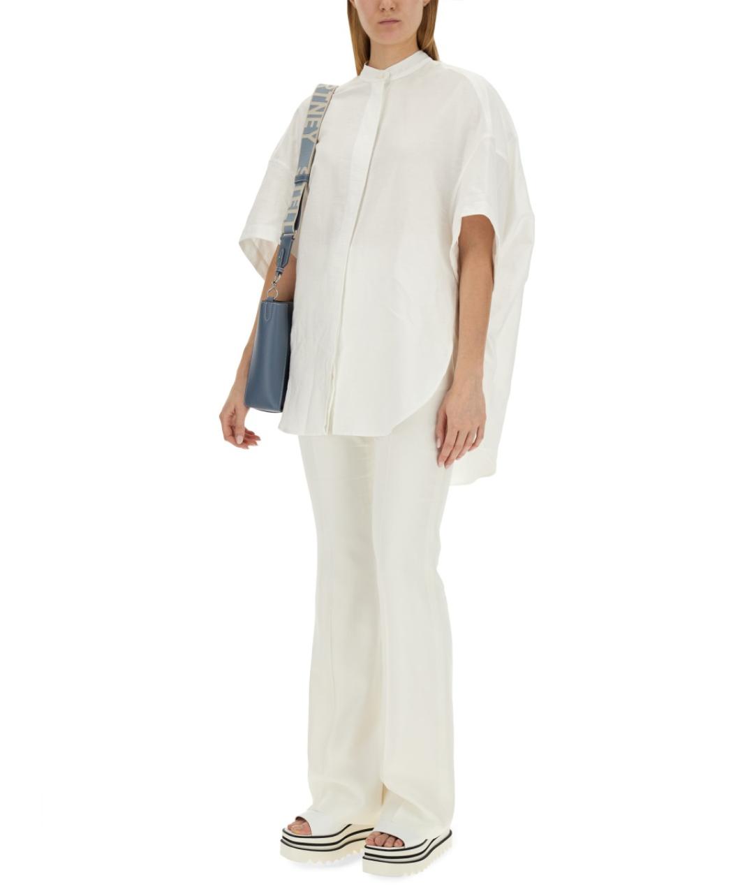 STELLA MCCARTNEY Белая льняная рубашка, фото 4