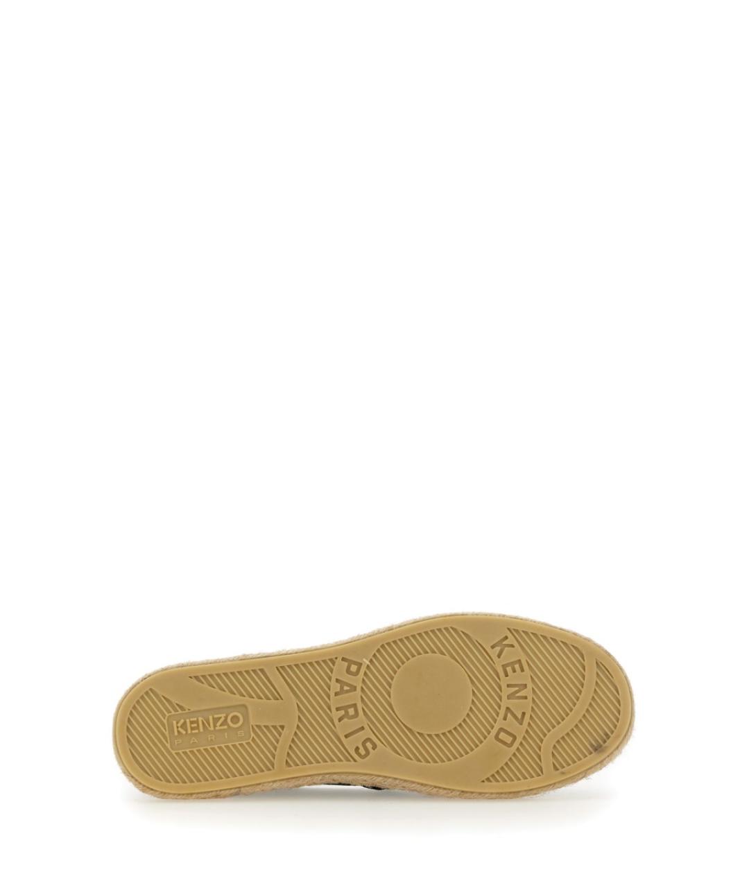 KENZO Черные текстильные эспадрильи, фото 6