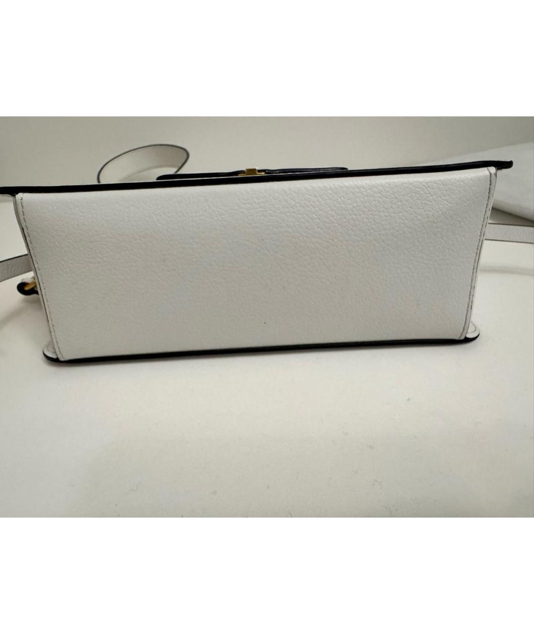 WANDLER Белая кожаная сумка через плечо, фото 8