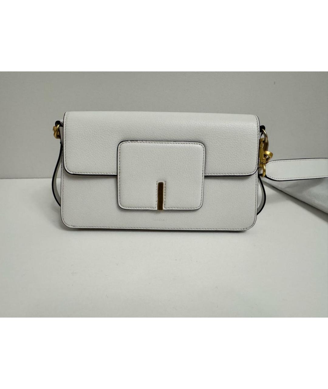 WANDLER Белая кожаная сумка через плечо, фото 9