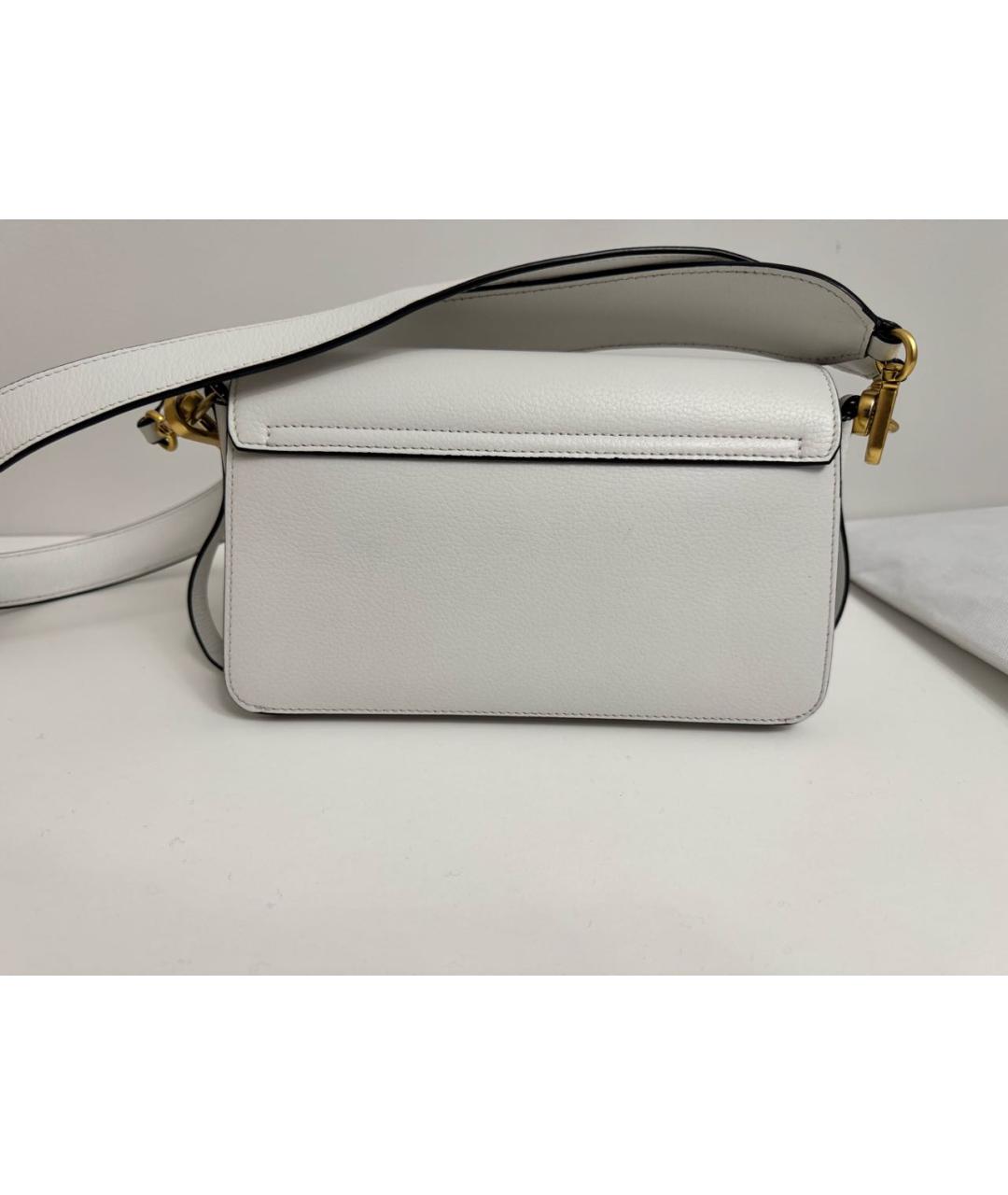WANDLER Белая кожаная сумка через плечо, фото 3