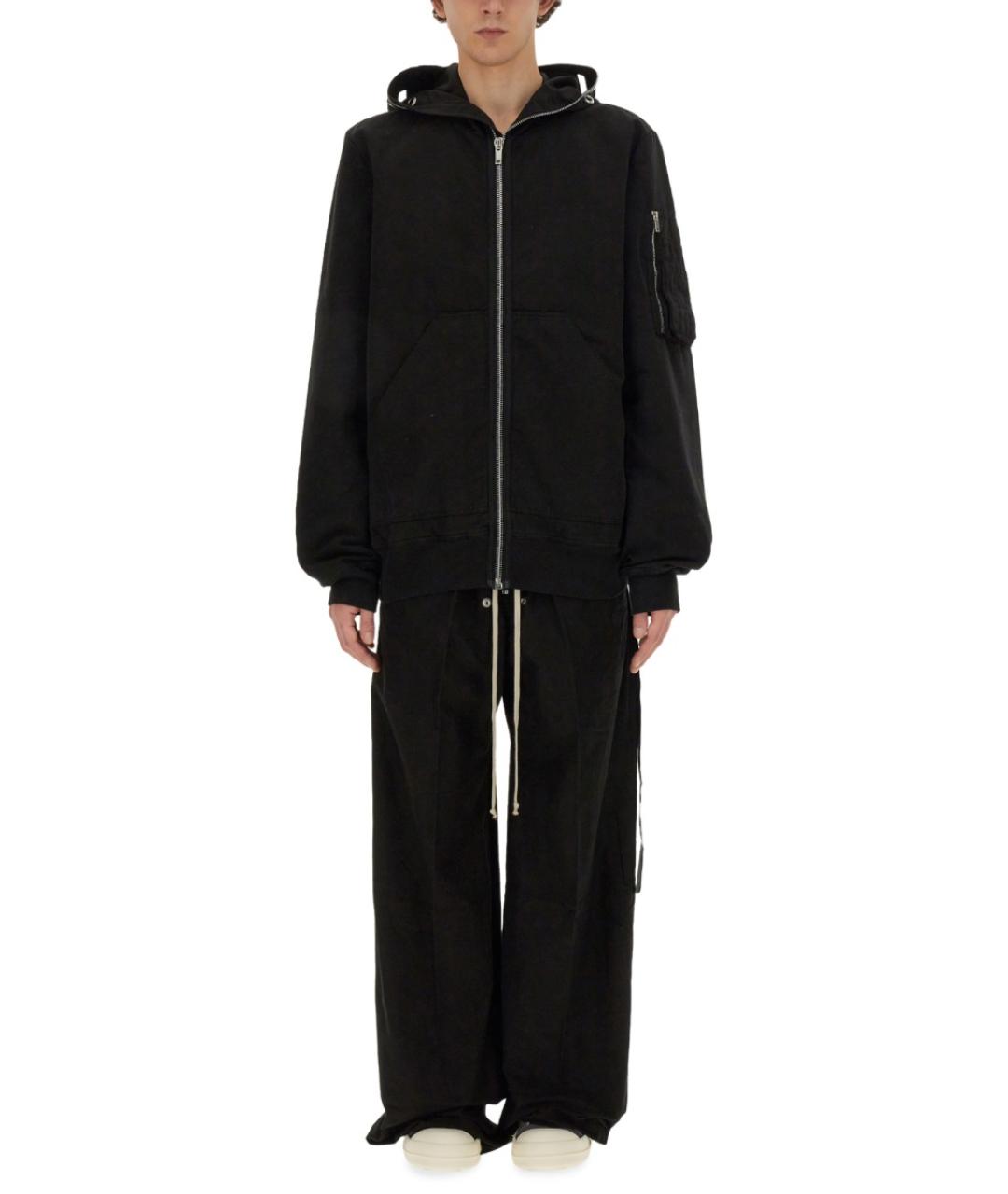 RICK OWENS DRKSHDW Черная хлопковая куртка, фото 5