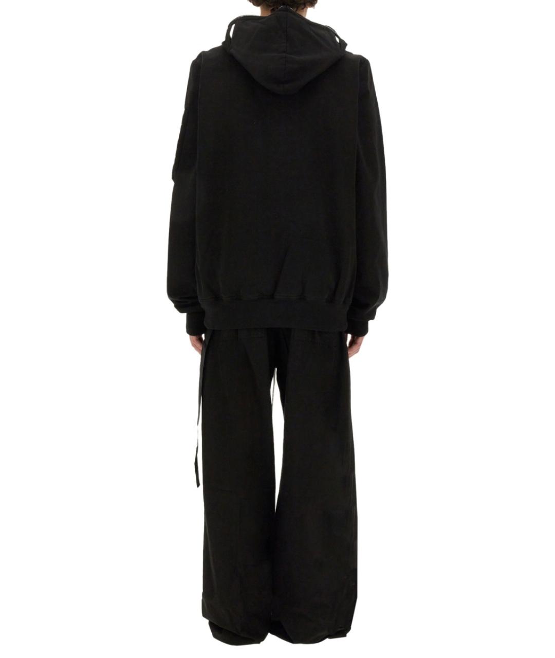 RICK OWENS DRKSHDW Черная хлопковая куртка, фото 3