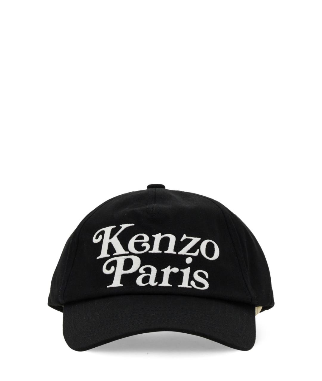 KENZO Черная хлопковая кепка/бейсболка, фото 1