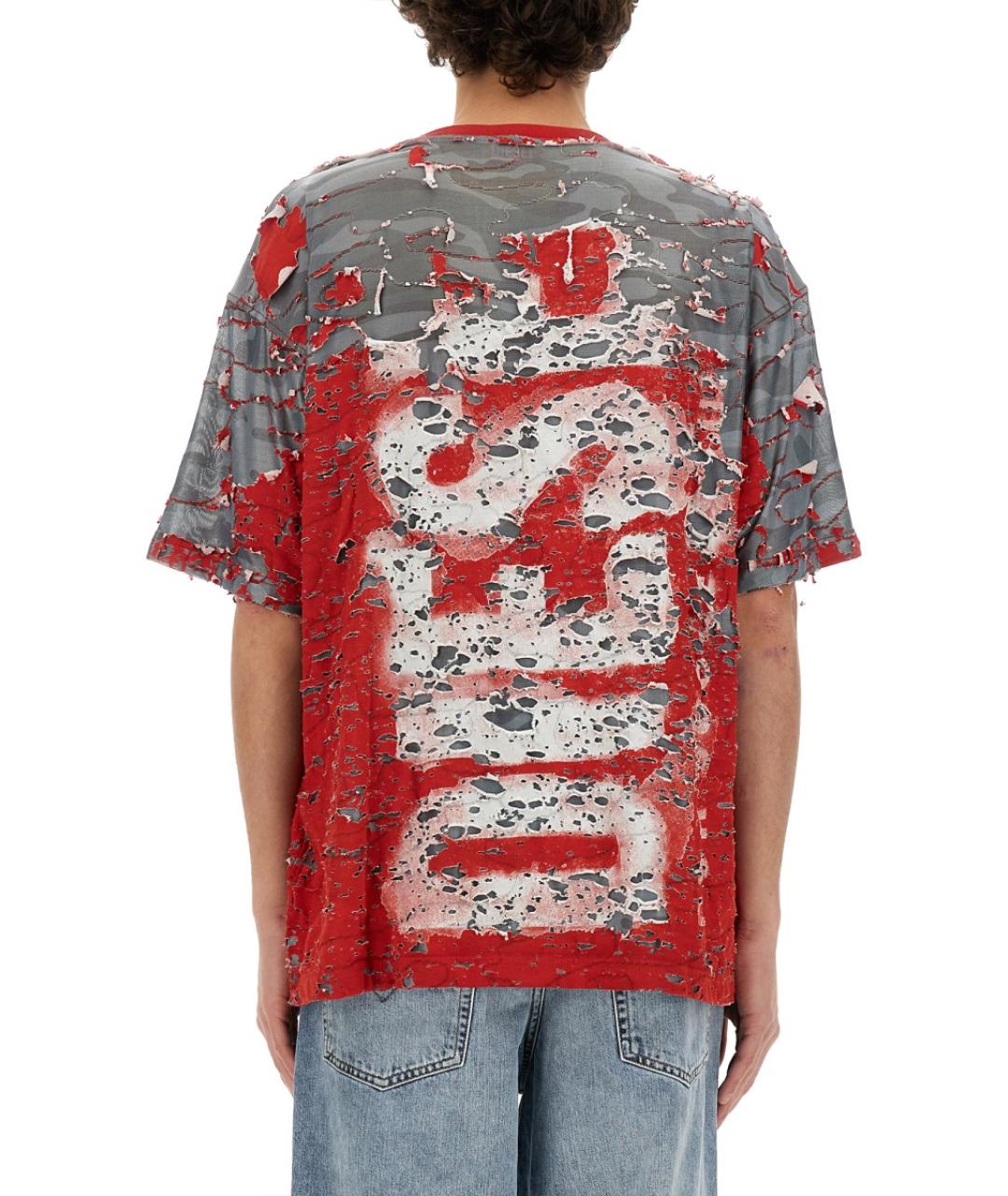 DIESEL Мульти хлопковая футболка, фото 4