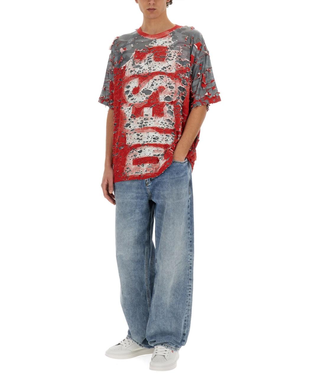 DIESEL Мульти хлопковая футболка, фото 3