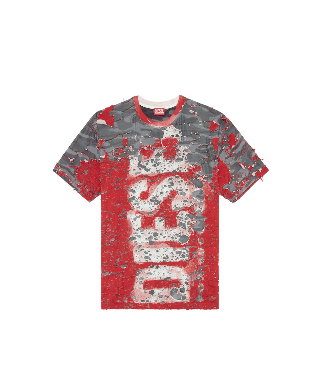 DIESEL Мульти хлопковая футболка, фото 1