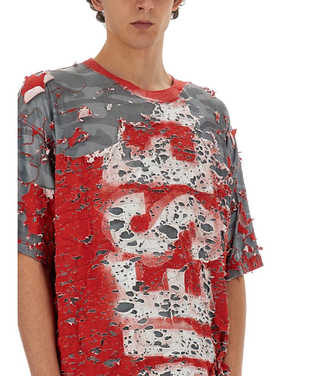 DIESEL Мульти хлопковая футболка, фото 5