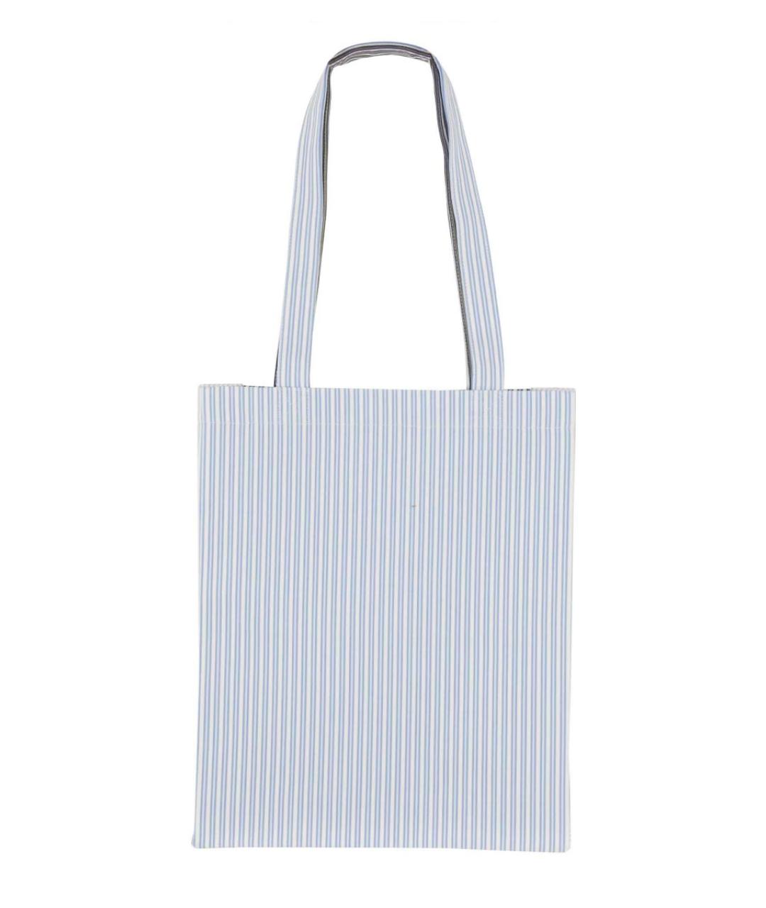 A.P.C. Синяя хлопковая сумка тоут, фото 2