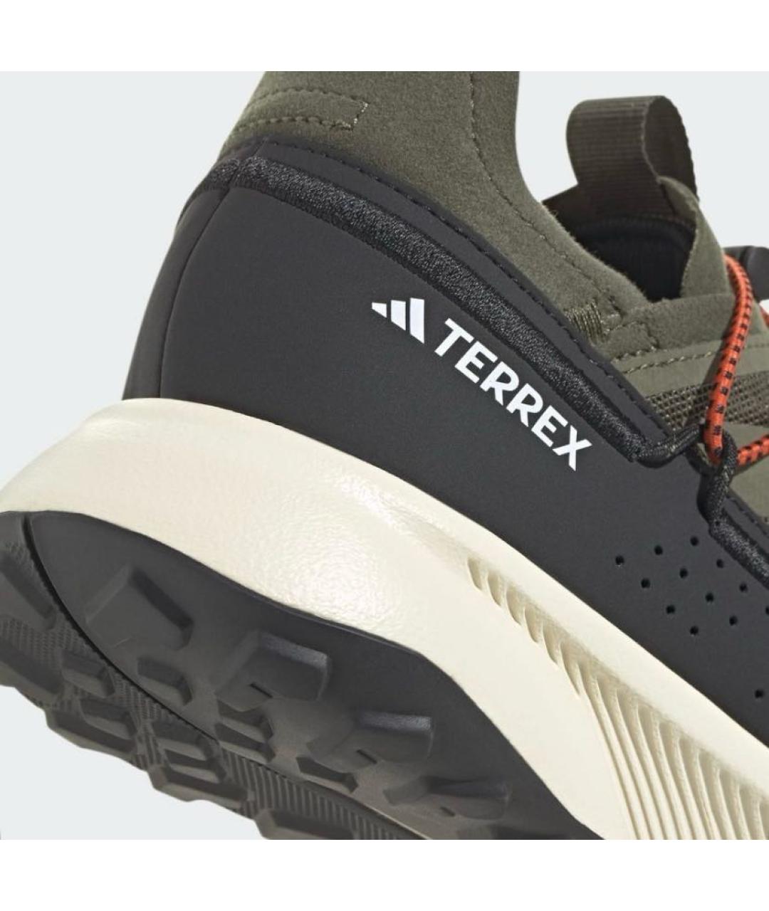 ADIDAS Хаки текстильные кроссовки, фото 7