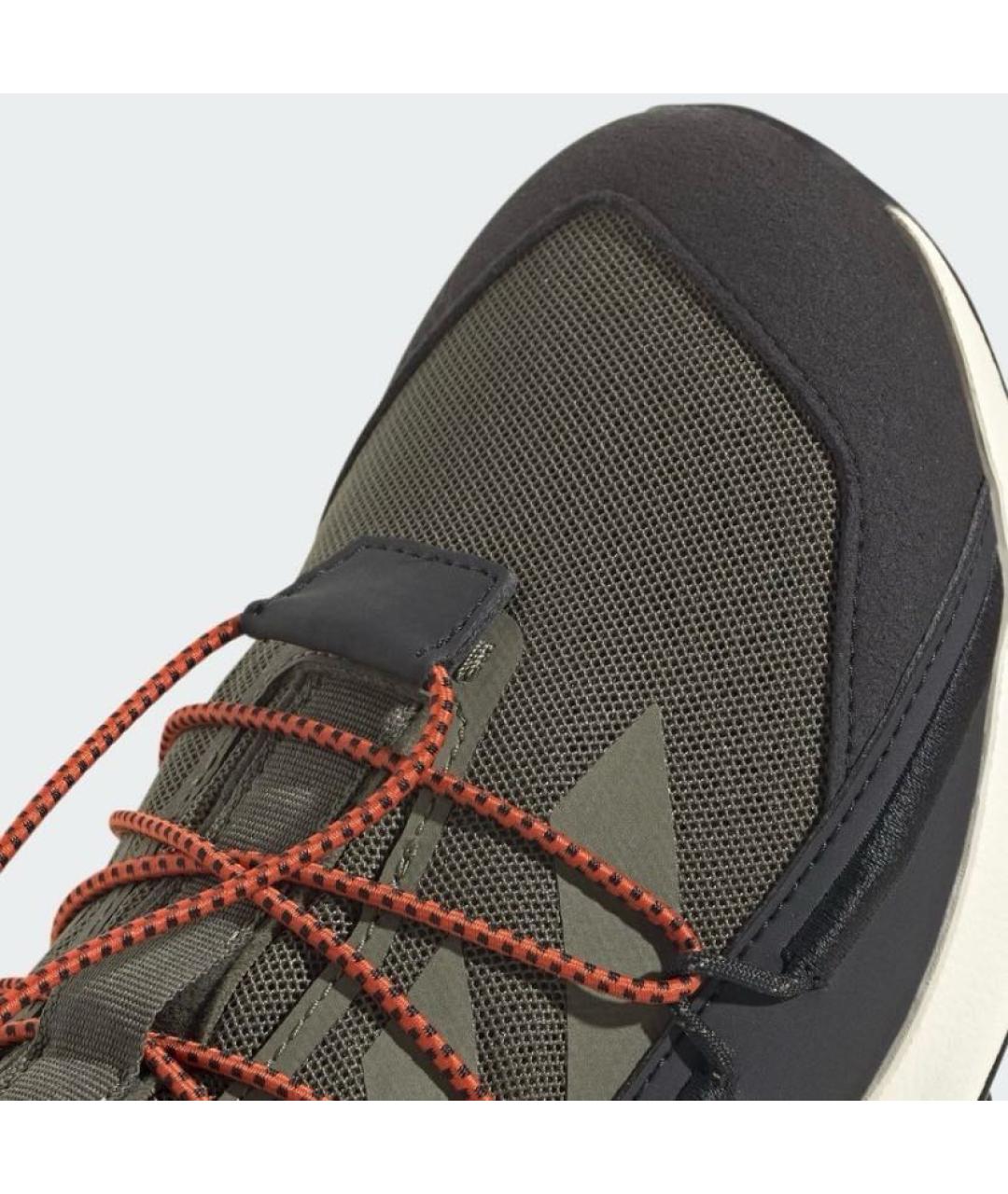 ADIDAS Хаки текстильные кроссовки, фото 8