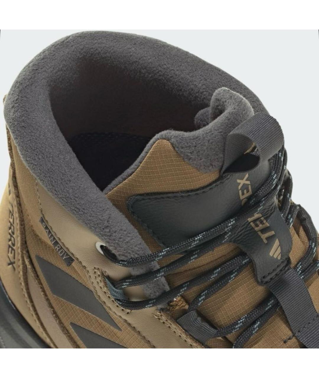 ADIDAS Бежевые текстильные кроссовки, фото 7