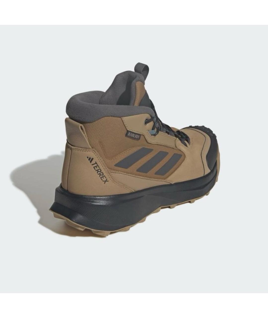 ADIDAS Бежевые текстильные кроссовки, фото 6