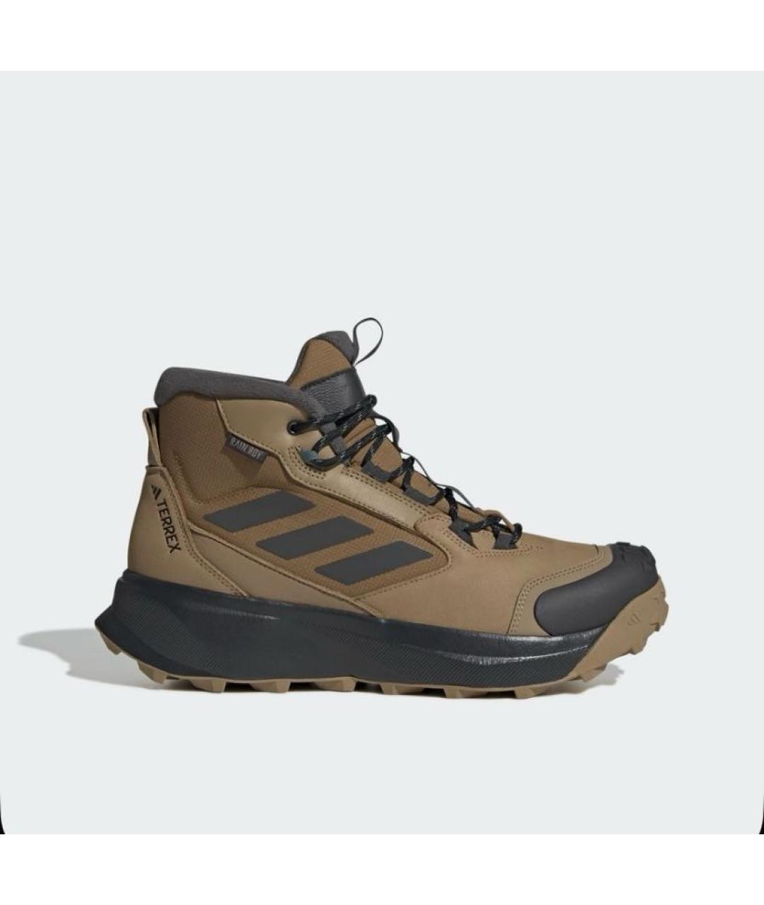 ADIDAS Бежевые текстильные кроссовки, фото 10