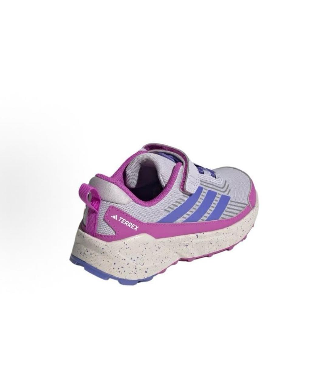 ADIDAS Розовые текстильные кроссовки, фото 4