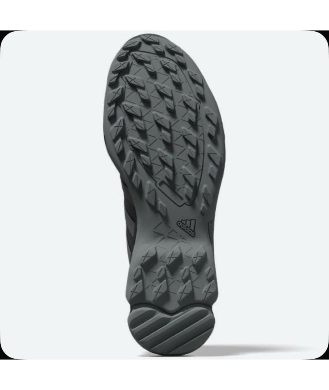 ADIDAS Черные текстильные кроссовки, фото 3